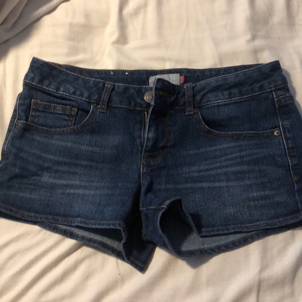 Denim shorts